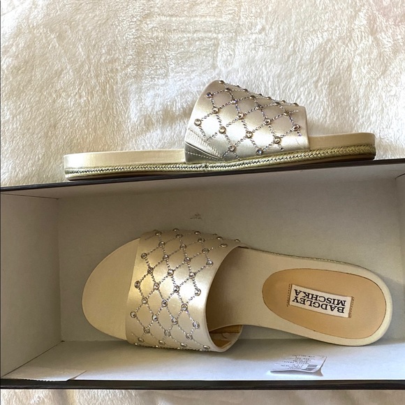 Badgley Mischka Shayna Ivory sandals ⚜️⚜️ - Picture 2 of 13